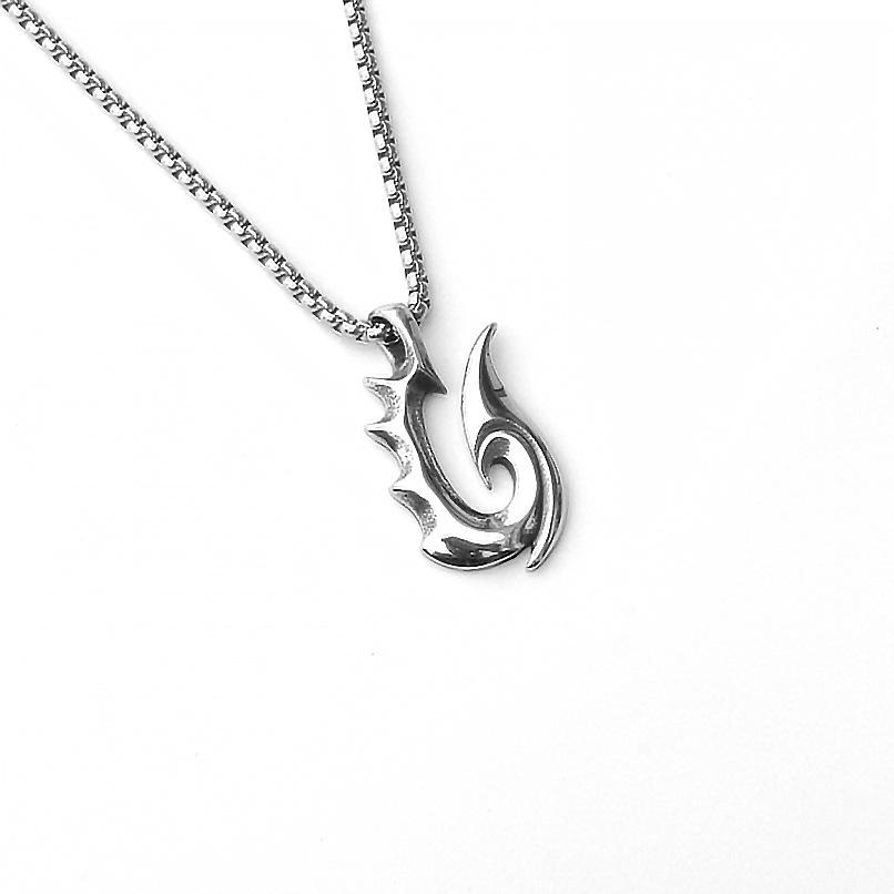 Титановый кулон в виде черепа с крыльями ангела, винтажное ожерелье из нержавеющей стали с крестом, аксессуары для мужчин и женщин