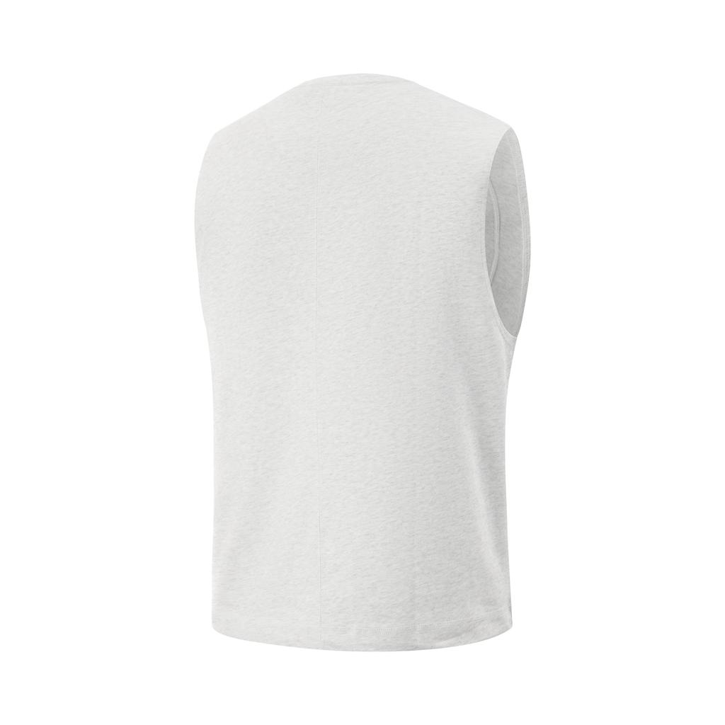 Li Ning Bad Five Модный Универсальный Повседневный Свободный Жилет с Круглым Вырезом и Принтом Букв Мужской Топ Серый AVSV173-1