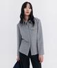 Рубашка Bundercammer Wool Slim-Line_Серая