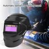 Solar Powered Welding Helmet Auto Darkening LCD Clear Welding Shield Grinding Hood Safety Gear
