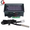 Цифровой термостат DC 12V LED, Цельсий/Фаренгейт, Двухрежимный дисплей, Контроллер температуры W1209 WK, Водонепроницаемый датчик NTC