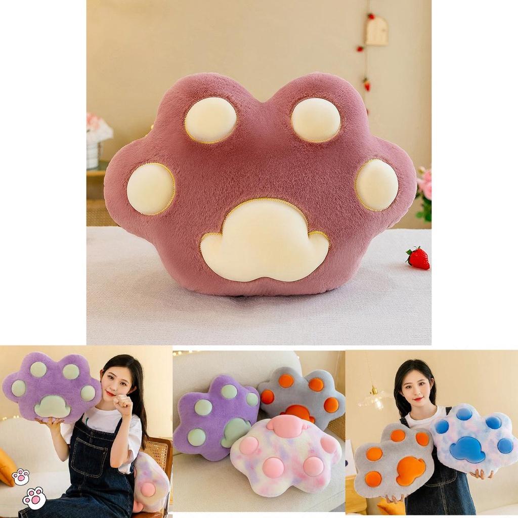 Soft And Cuddly Plush Toy Cat Claw Pillow In Various Colors For Kids And Teenagers