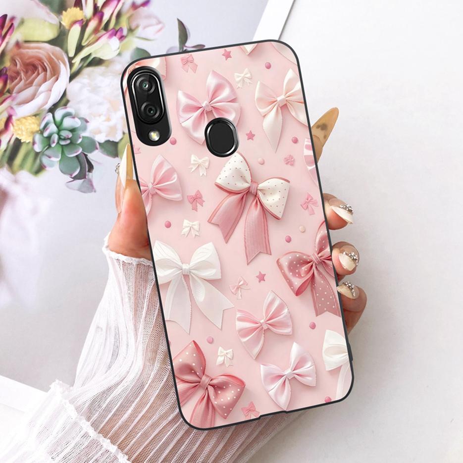 For ZTE Blade V10 Vita Case Luxury Flowers Butterfly Painted Cover Soft TPU Phone Case For ZTE Blade V10 2019 V10Vita Funda Bags