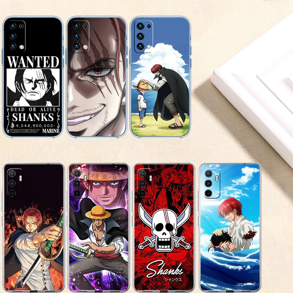TR32 One Piece Shanks Transparent Phone Case for Motorola Moto G7 G8 G9 G84 G85 G73 G24 G15 Z2 Play Power Plus