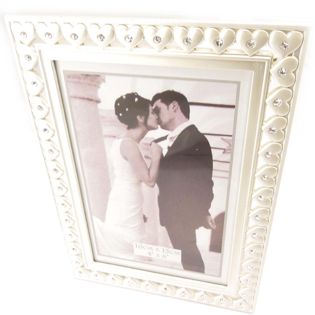 Les Trésors De Lily [L0823] - Photo Frame 'Romance' Crystal Chrome (10x15 Cm)
