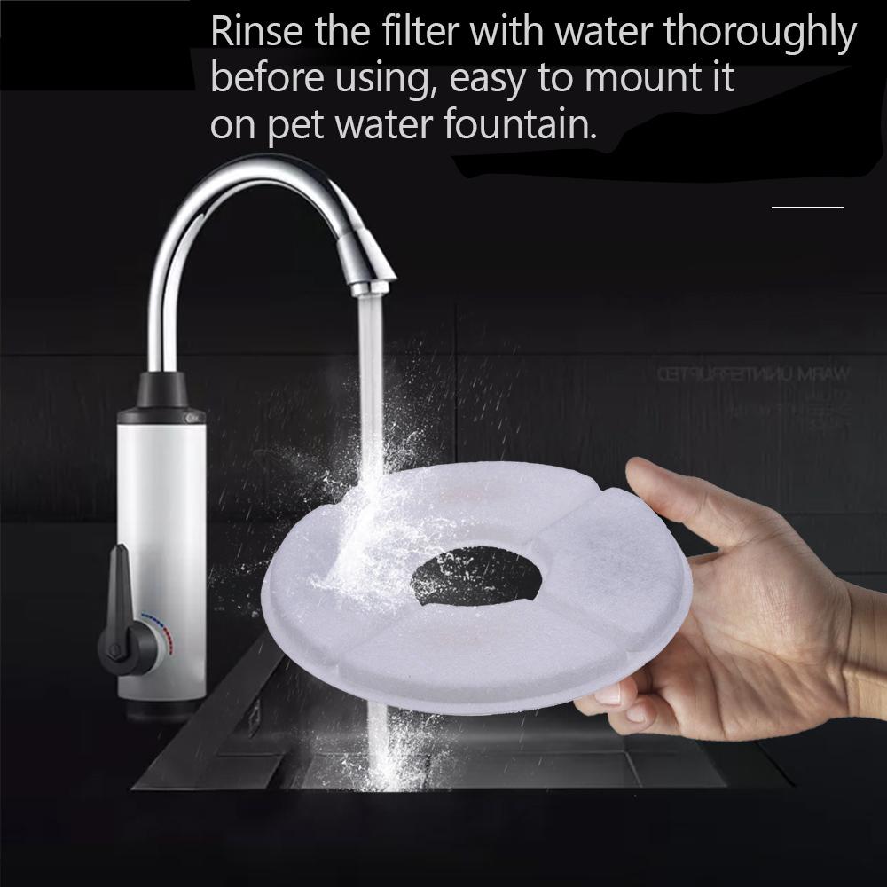 Фильтры для фонтана для кошек Сменные фильтры для диспенсера для воды для фонтана для кошек 8 шт.