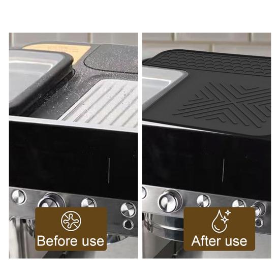 Прокладка верхней крышки кофемашины Пыленепроницаемая Легко чистится Пищевой силикон Нескользящая Водонепроницаемая Защита верхней части машины