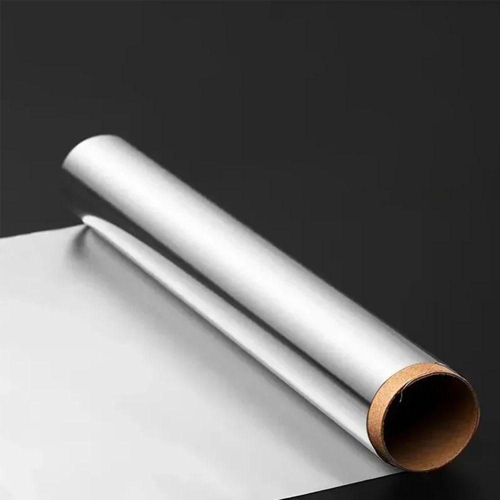 5M/10M/20M Disposable Barbecue Tin Foil Roll Aluminium Baking Wrap Tin Foil for Ovens Freezers