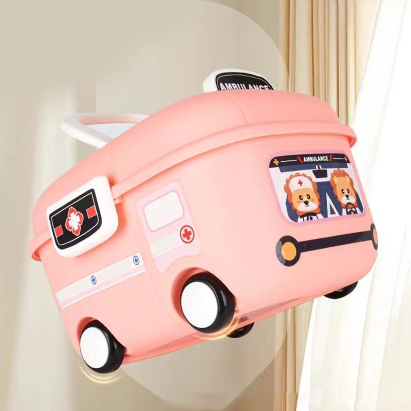 Cartoon Car Toy Storage Organizers With Sturdy Base For Kids Bedroom Playrooms Home Organization
