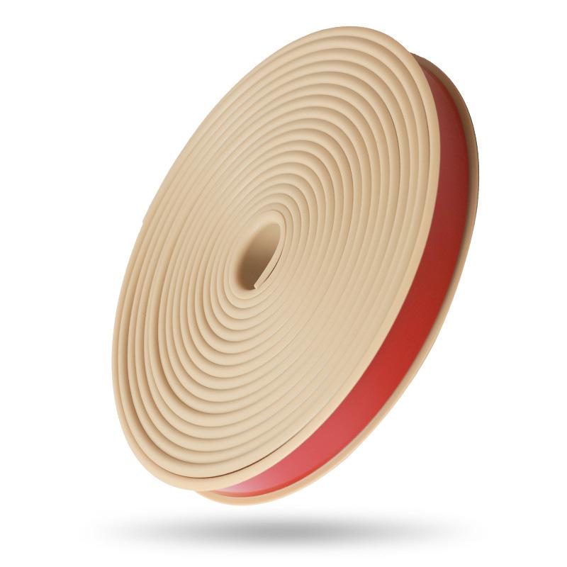 Новая лента для кромки стола, уплотнительная лента для стула, мягкая самоклеящаяся резиновая U-образная деревянная доска, защитное покрытие TPE для шкафа