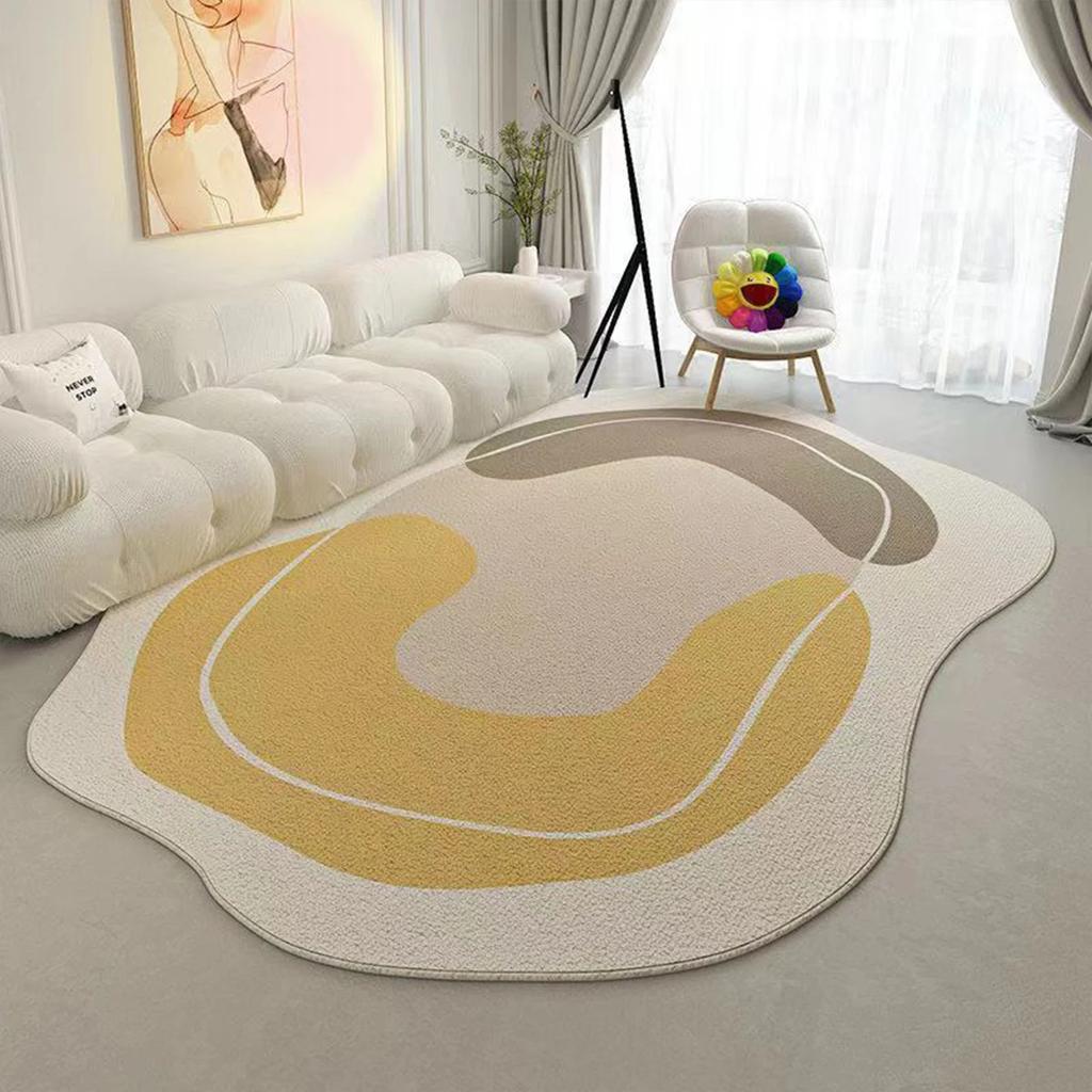 Living Room Carpet Irregular Rug Home Decoration Modern Bedroom Lounge Large Area Rugs Soft Thickened Fluffy Plush Floor Mat