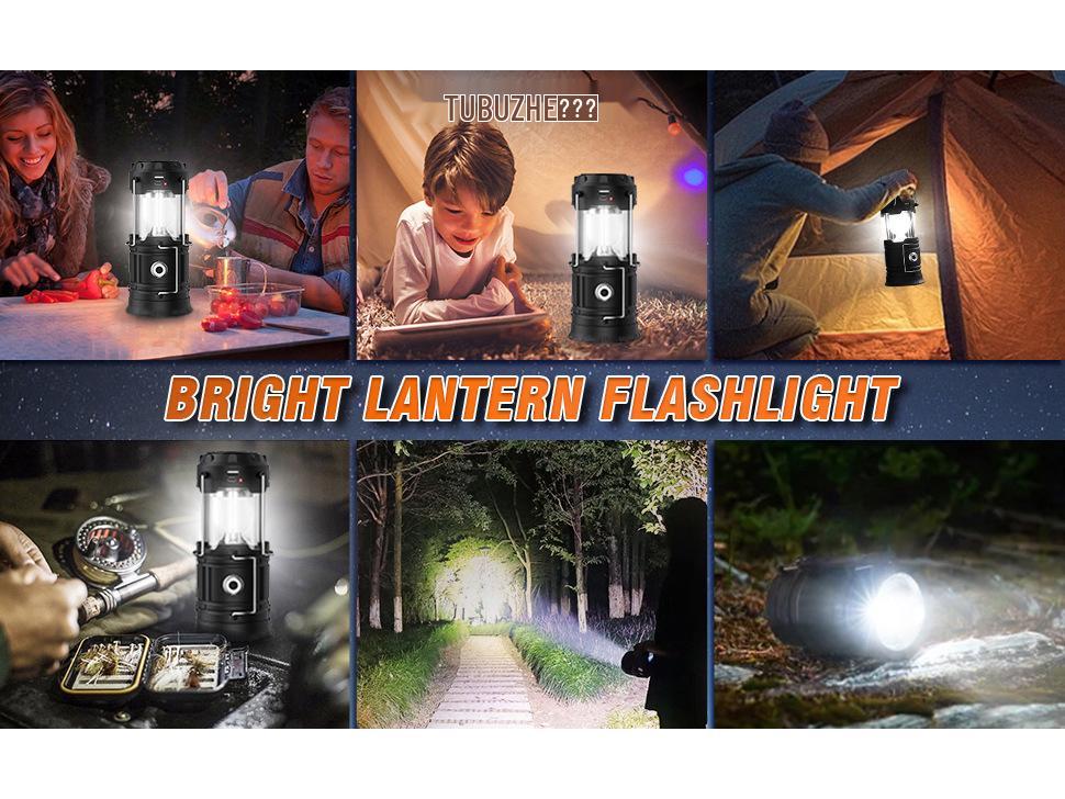 Multifunctional Outdoor Solar LED Camping Light