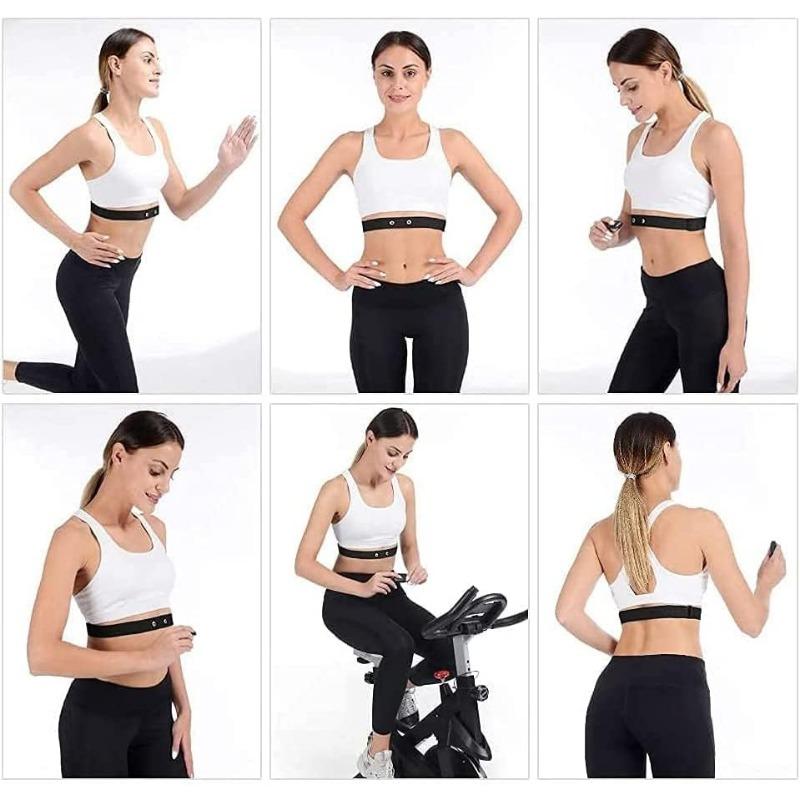 Регулируемый нагрудный ремень для мониторинга пульса, для велоспорта, фитнеса, бега, спорта, Bluetooth ремень для пульса