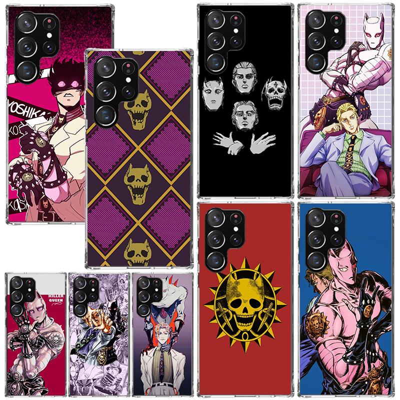 JoJo Adventure Killer Queen Phone Case For Samsung Galaxy S26 S25 Edge S24 FE S23 S22 Ultra S21 Plus S20 + Art Fundas Back Cover