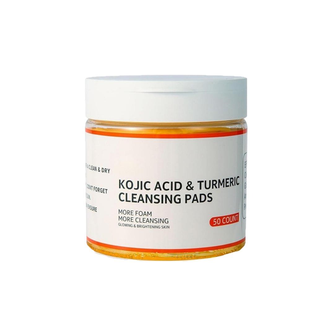 Cleansing Pads, Kojic Cleansing Pads Helps Balance Skin Oil And Water Hydrating Remove Excess Keratin From The Body'S Skin(50PC/30ml