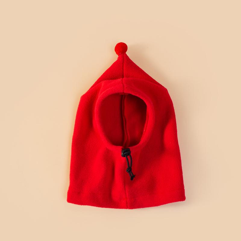 Собачья шапка Флисовая шапка для собаки с высоким воротником Зимние аксессуары для домашних животных Собак Кошек Ветрозащитная Теплая шапка для щенка