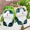 Adorable Plush Cat Keychain Unique Plush Doll Toy Colorful Backpack Charm Gift For All