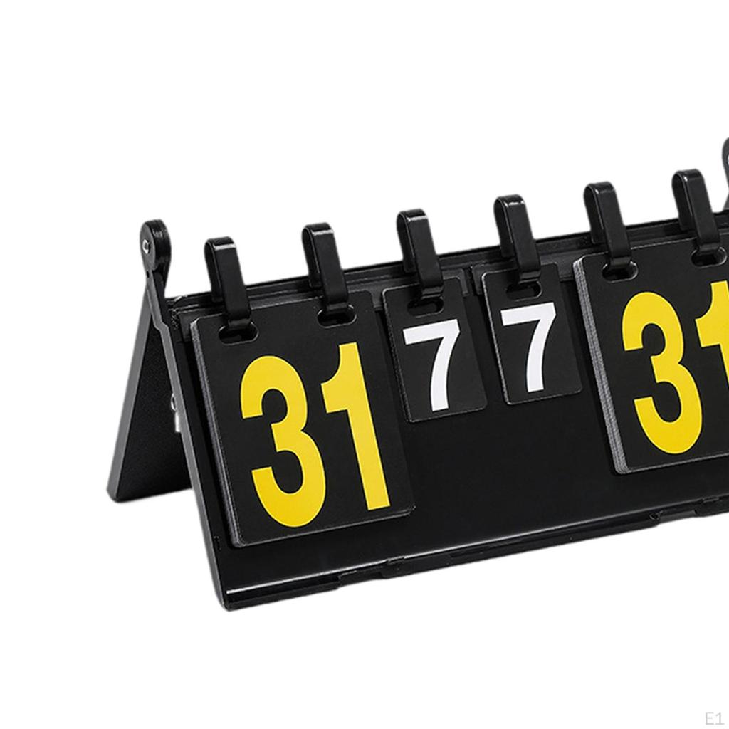 Перекидная настольная доска для подсчета очков Flip Score Flipper с 4 цифрами, портативная доска для подсчета очков