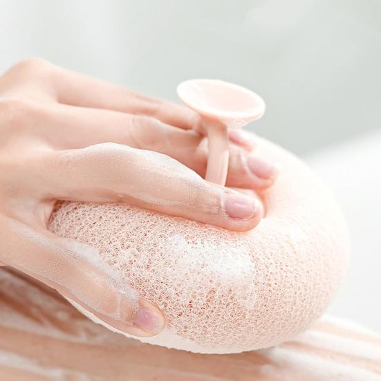 2 шт. Подсолнуховая щетка для ванны с присоской, глубоко отшелушивающая душевая губка, 3D сотовая структура, мочалка для душа