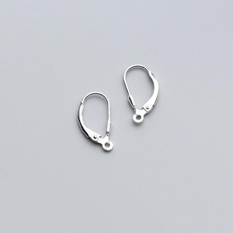 Hot Sales 925 Sterling Silver Fish Earring Hooks for Jewellery Making
