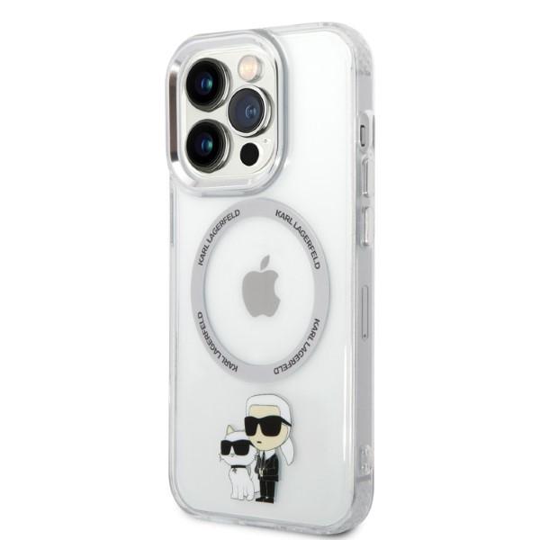 Etui do iPhone 14 Pro Karl Lagerfeld MagSafe Transparentne