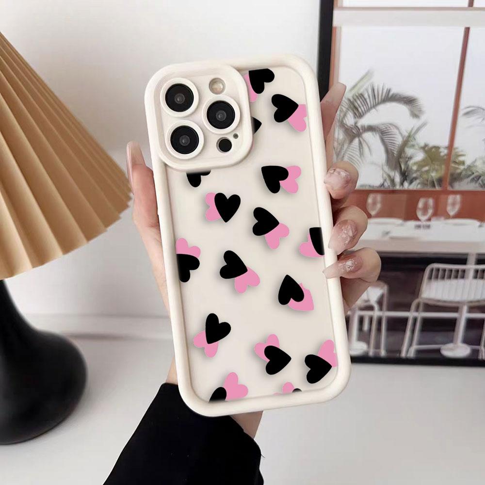 Чехол для телефона «Любящее сердце — это любовь» для iPhone Apple 17 AIR 16 16E 11 12 13 14 15 XR Plus Pro Max Чехол своими руками Противоударная крышка из ТПУ Capa