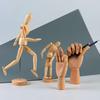 12" Flexible Wooden Mannequin for Art Drawing - Movable Jointed Hand Puppet Model