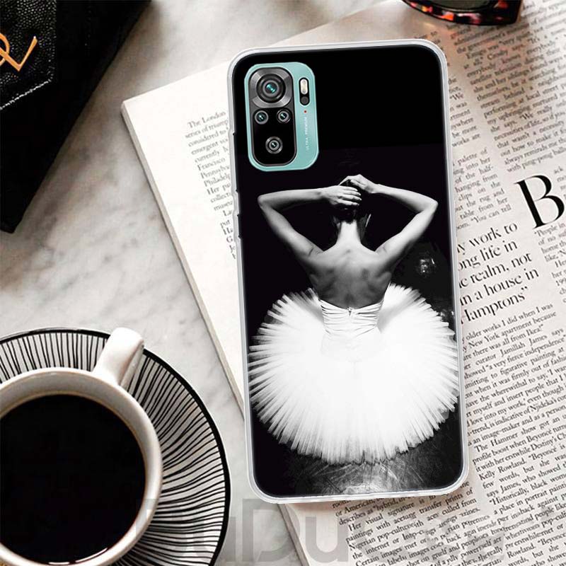 Ballet Dancer Watercolor Cover For Xiaomi Redmi Note 14 13 12S 12 11 Pro Plus Phone Case 11S 10S 10 11E 11T 14Pro 13Pro Print Co
