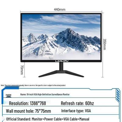 Светодиодный настольный дисплей: 19-24 дюймовый HD экран для мониторинга гравировального станка