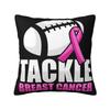 Breast Cancer Warrior Pillowcase Polyester Cushion Cover Decorative Throw Pillow Case Cover Home Dropshipping 4040cm