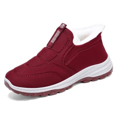 Женские зимние ботинки с меховой подкладкой, теплые зимние ботинки, нескользящие ботинки, легкие ботинки для походов на открытом воздухе, женская обувь на плоской подошве