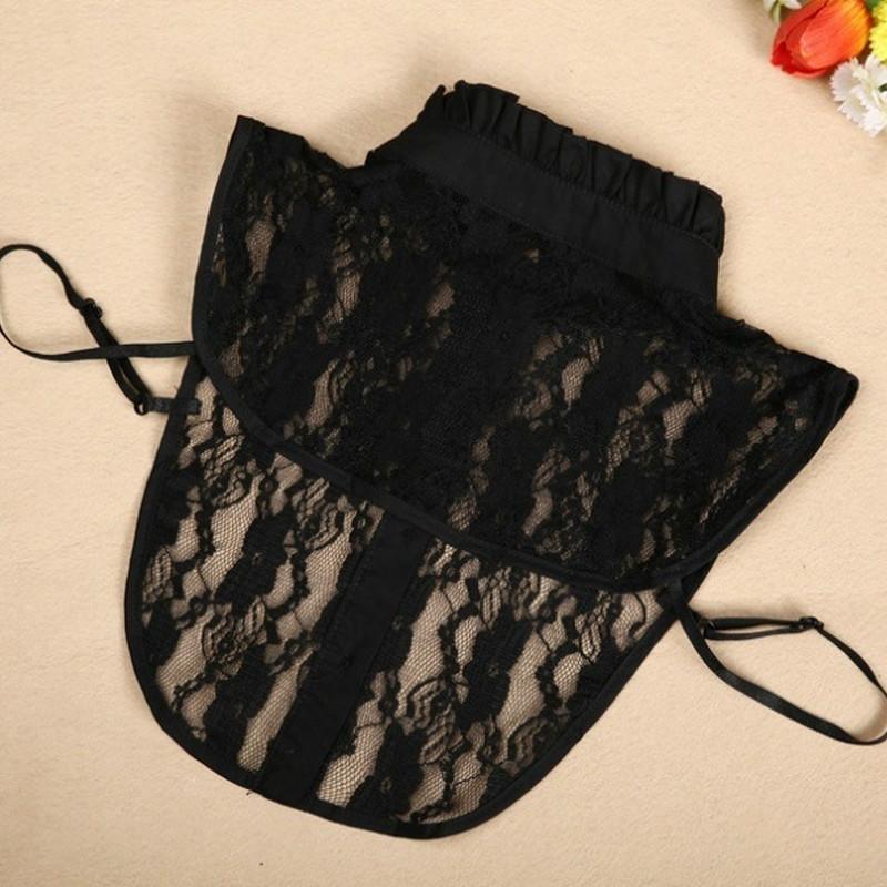 Женский кружевной воротник чистый цвет съемный лацкан чокер ожерелье рубашка поддельная поддельная блузка толстовка жилет аксессуары