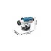 Оптический нивелир - Bosch - GOL 32 D - Штатив BT160 - Рейка GR500 - IP 54