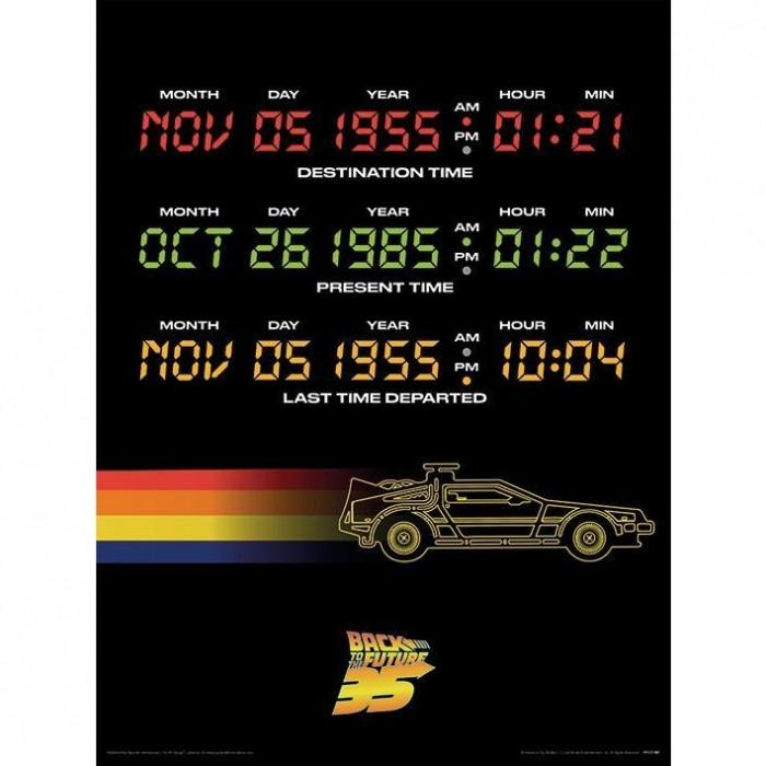 Back To The Future Временные схемы Печать