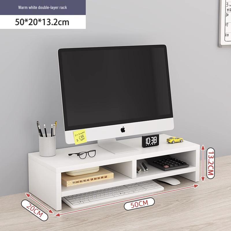 BIAZE Подставка для монитора с двумя уровнями и местом для хранения