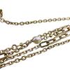 Christian Dior logo leather Lady Dior Wallet Chain beige leather Used