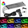 Универсальная автомобильная RGB-подсветка, светодиодная лента, лампы для создания атмосферы в салоне, 8 цветов, декоративные аксессуары для внедорожников 4x4