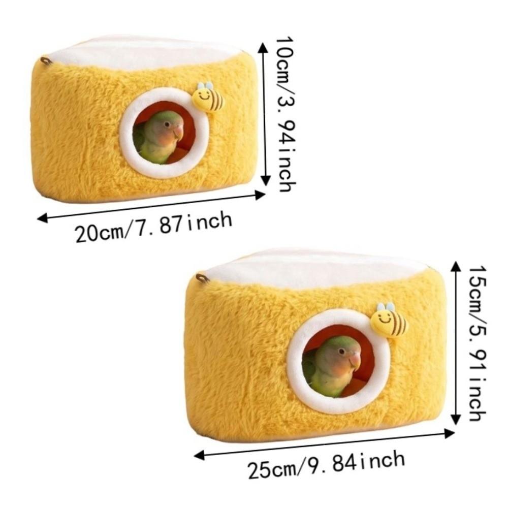 Soft Hanging Bird Nest Cold-Proof Bird Hanging Hammock Breathable Bird Sleeping Nest Bird Supplies