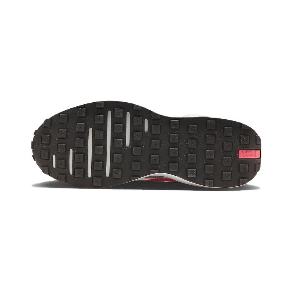 Nike Waffle One BP Нескользящие Амортизирующие Низкие Повседневные Кроссовки Детские Кроссовки Красно-Оранжевые Серые DC0480-700