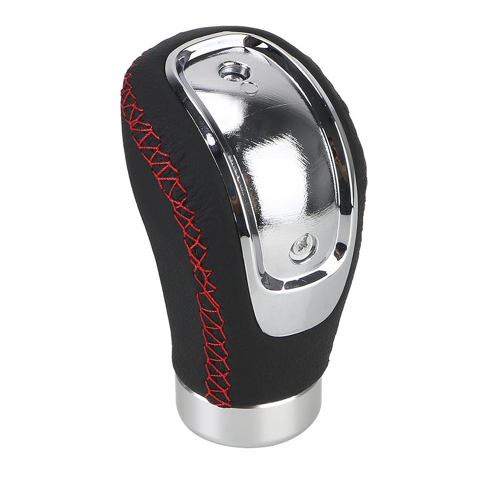 Gear Shift Knob Universal 5/6 Speed Shifter Lever Car PU Leather With Gear Knob Replaceable Cap Cover Manual Transmission