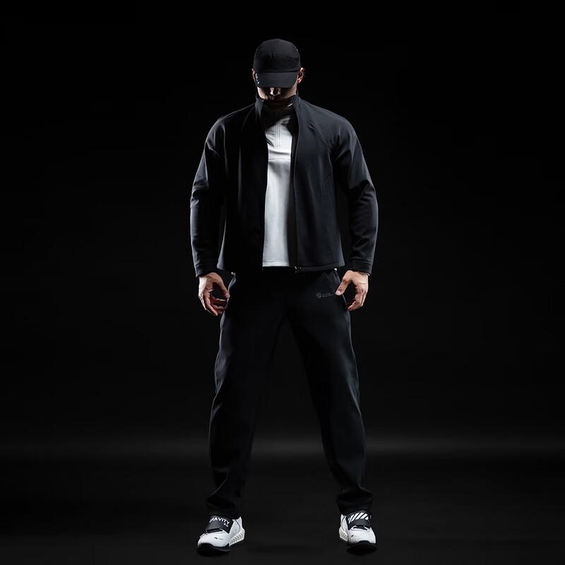 Monster Guardians Men's Infrared Warming Slim-Fit Stand-Collar Zip Jacket