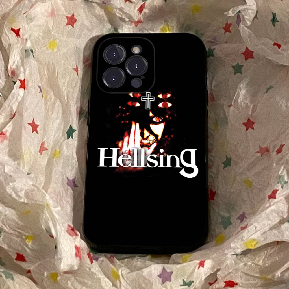 Крутой чехол для телефона Hellsing Anime для iPhone 16 17 Air 15 14 13 12 11 Pro Max 16E Plus Fundas