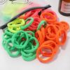 30/50/100PCS/Lot Girl Mix Colors Hair Bands Basic Hair Ties Elastic Headband Hair Scrunchies Women Accessories Ponytail Holder