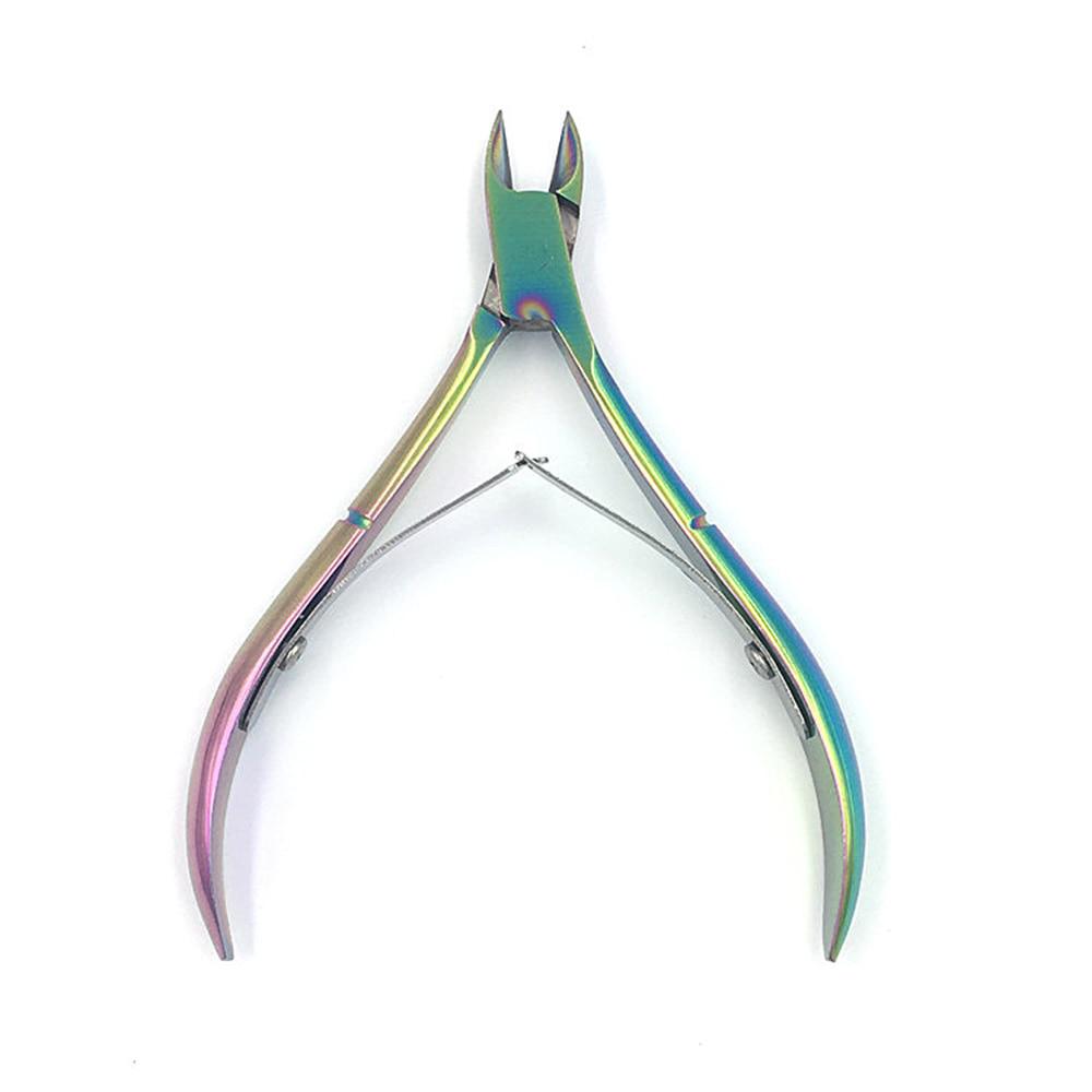 Резак для кутикулы ногтей Машинка для стрижки ногтей Щипцы для дизайна ногтей Инструмент из нержавеющей стали Маникюрный инструмент Ножницы для кутикулы пальцев и ног Ножницы для омертвевшей кожи