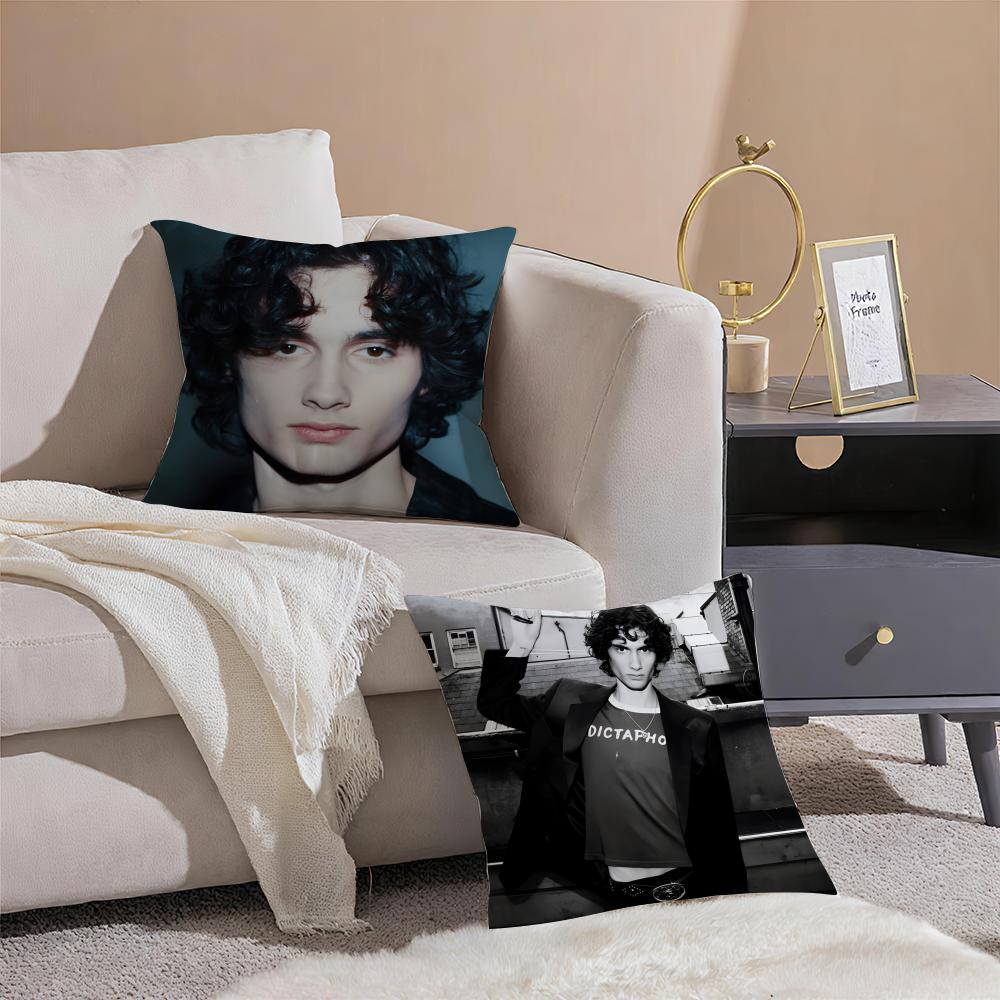 Soulful Latin Spanish Singer SSombr Cushion Cover Pillowcase Short Plush Invisible zipper Room Sofa Cushion Cover