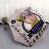 Disney Dopey Manual Opening and Closing Umbrella - 8-Rib Reinforced Folding Design, Lightweight