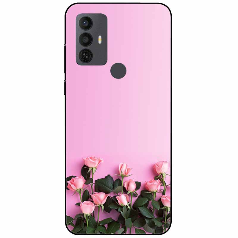 Для чехла TCL 30 SE 305 6.52'' Силиконовый Мягкий Модный ТПУ Чехол для Телефона для TCL 305 306 30SE Чехол 6165A Бампер Funda для TCL30SE 405