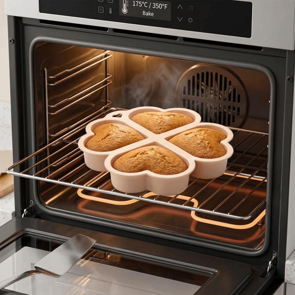 Creative Silicone Cake Mold Non-Stick Cake Baking Mold Heart Shape Cake Mold Baking Supplies