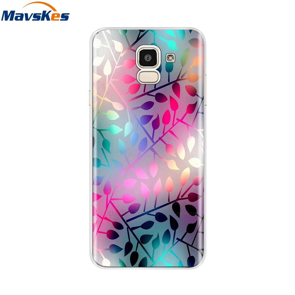 Чехол для Samsung Galaxy J6 2018 Мягкая задняя крышка из ТПУ-силикона sДля Coque Fundas Samsung J6 2018 J6 Plus 2018 Мягкие чехлы для телефона