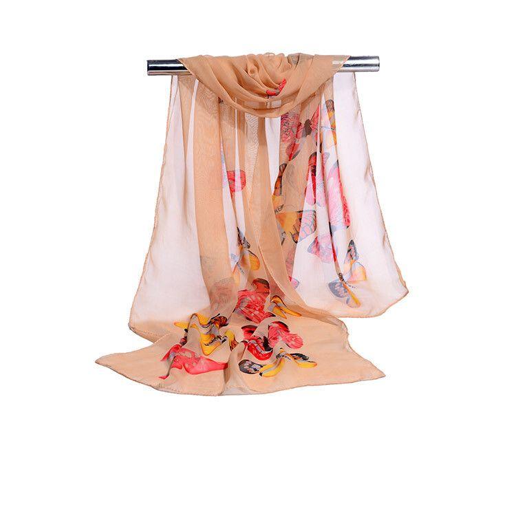 Теплые женские шарфы, новые стили на весну и лето, шифоновые шарфы с принтом, длинные и универсальные шарфы